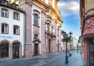St Augustine's Church in Mainz, Old Town, Rhineland-Palatinate, Germany, Europe