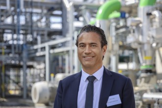 Oberhausen, North Rhine-Westphalia, Germany, Green hydrogen at Air Liquide, hydrogen production at