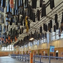 Washing room, changing room, visitor mine, Rammelsberg ore mine, UNESCO World Heritage Site,