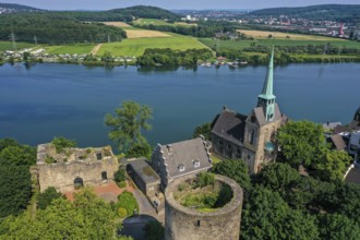 Wetter an der Ruhr, North Rhine-Westphalia, Germany - Town view of Wetter an der Ruhr with Wetter