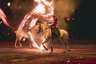 Cavalluna, horse show in the Uber Arena, Berlin, 11.01.2025