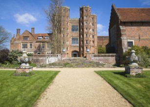 Layer Marney Tower the tallest Tudor gatehouse in England built 1520, Layer Marney, Essex, England,