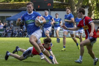 Heidelberg, 25.05.2024, Rugby 1st Bundesliga, Season 2023/24, Quarter-final: SC Neuenheim against