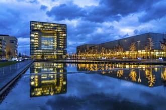 The Ruhr Tech Campus Essen, formerly the Thyssenkrupp Campus, headquarters of Thyssenkrupp,