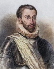 Francois de la Noue, 1531-1591. Huguenot caption in the French wars of religion, 1562-1598.