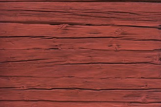 Structure of a wooden wall, wooden board, Scandinavian red, colour, red, Nordic, Scandinavia,