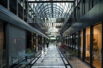 Calwer Passage, shopping arcade, shopping centre, covered, Stuttgart, Baden-Württemberg, Germany,
