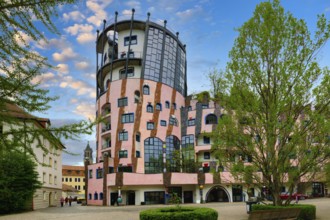 Green citadel, Magdeburg, Saxony Anhalt, Germany, Europe
