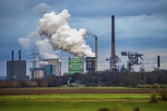 Hüttenwerke Krupp-Mannesmann, HKM in Duisburg-Hüttenheim, 2 blast furnaces, coking plant, quenching