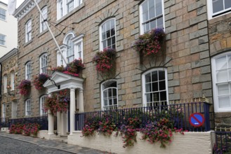 Constables Office in St Peter Port, police station, Channel Island Guernsey, England, Great Britain