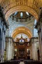 Church and Monastery of Sao Vicente de Fora, Ceiling and cupola, Lisbon, Portugal, Europe