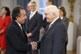 Imomudin Sattorov Tajikistan is received by Frank-Walter Steinmeier (President of the Federal