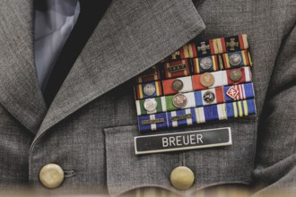 Ribbon buckles of General Carsten Breuer, Inspector General of the Bundeswehr, taken in Berlin, 22