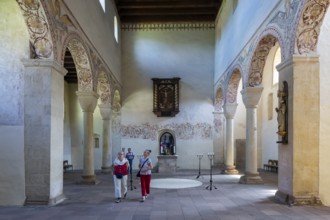 Benedictine monastery Bursfeld on the Weser near Hannoversch Münden. Bursfelde Monastery is a