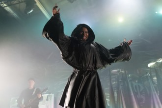 Deborah Anne Dyer aka Skin, singer of Skunk Anansie, live at the Columbiahalle in Berlin on