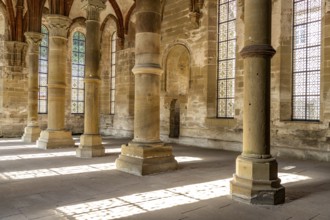 Lords' Refectory Interior, Maulbronn Monastery, Maulbronn, Baden-Württemberg, Germany, Europe