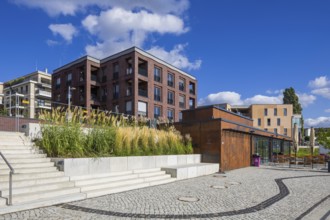 New development area Hafen City, on the site of the old neustädter Elbhafen harbour, Wohnungsbau
