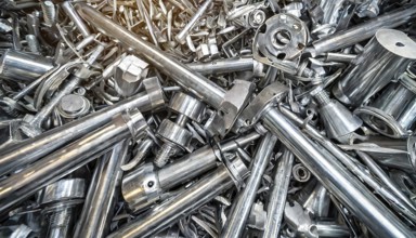 Metal, material, metal shavings, stainless steel scrap