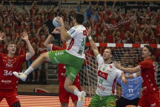 06.09.2024, 2nd HBL (German Handball League), Matchday 1: Eulen Ludwigshafen against GWD Minden. On