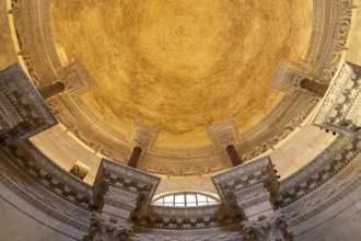 Dome in the interior of the Cathedral of St Domnius in Split, Croatia, Europe