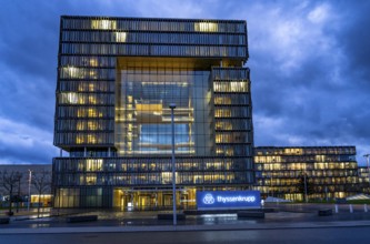 The Ruhr Tech Campus Essen, formerly the Thyssenkrupp Campus, headquarters of Thyssenkrupp,