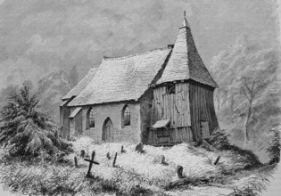 The Church of St Gallus in Süderbrok, St Gallus Church in Lemwerder-Altenesch, Lower Saxony,