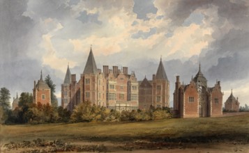 Westwood Park near Droitwich, Worcestershire, seat of Sir John Packington Bart, England, digitally