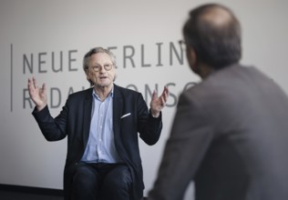 Peter Brandt, recorded during an interview at the NBR office in Berlin. 09.05.2022
