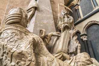 Tomb of Johann Philipp von Walderdorf in the interior of St Peter's Cathedral, UNESCO World
