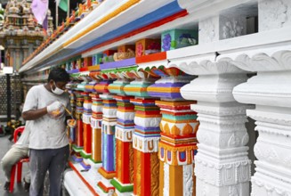 Temple wall painting