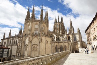 Cathedral of Santa Maria of Burgos, Old Town, Province of Burgos, Castile and Leon, Spain, Europe