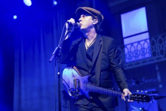 Carl Barât, singer of The Libertines live on European Tour 2025 at the Columbiahalle in Berlin on