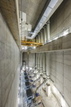 Oberhausen, Ruhr area, North Rhine-Westphalia, Germany - Emscher conversion, new Emscher AKE sewer,