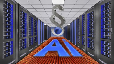 Symbolic image, EU AI regulation, first law worldwide, use of AI, AI, transparency regulation,