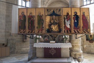 St Andrew's altar, probably by Michael Wohgemut, dating from around 1500, in St Andrew's Church,