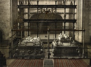 Granada. Catedral. Los Sepulchros de los Reyes, Spain, c. 1890, Historic, digitally restored