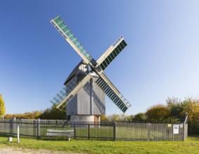 Paltrock windmill Schkortitz, Grimma, Saxony, Germany, Europe