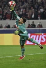 Goalkeeper Fabian Bredlow VfB Stuttgart (01) Parade Brilliant save Champions League action,