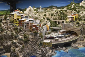 Riomaggiore in Miniatur Wunderland Hamburg, Germany, Europe