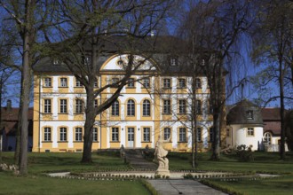 The Jägersburg, former Schönborn hunting lodge, a baroque hunting lodge of the Bamberg
