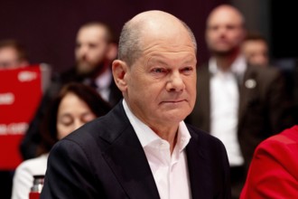 Olaf Scholz (Federal Chancellor) at the special party conference of the SPD (Social Democratic