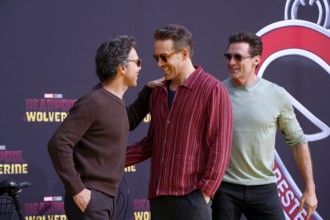 Shawn Levy (director) at the Deadpool Wolverine fan event at Uber Platz in Berlin on 7 July 2024