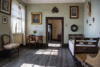 Death chamber of the writer and composer Annette von Droste-Hülshoff (12 January 1797, 24 May