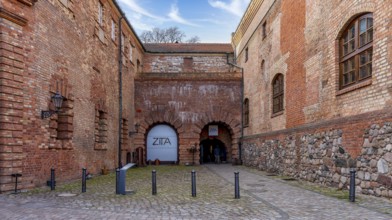 Citadel in Berlin-Spandau with Gatehouse, Palas, Bastion King and Bastion Queen, Berlin, Germany,