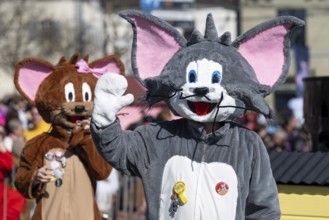 Carnival revellers Tom & Jerry