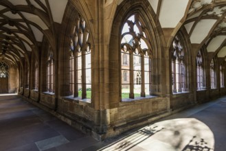 Cloister, Basel Minster, Basel, Canton of Basel-Stadt, Switzerland, Europe