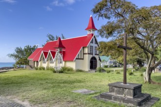 Excursion destination Photo motif for tourists Church of Notre-Dame Auxiliatrice de Cap Malheureux