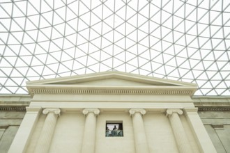 British Museum, domed roof, museum, architect Norman Foster, London, London region, England, Great