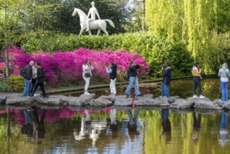 The Keukenhof, gardens, amusement park, spring park, spring flower show, near Lisse, South Holland,