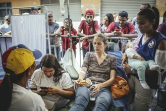 Dental care centre set up by opposition alliances, Macarao, Caracas, Venezuela, South America